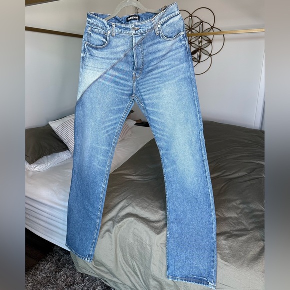 EB Denim Denim - EB DENIM “GEMINI” Jeans in Hendrix & Cobain Size 27 NWT Baggy Fit Sold Out Y2K